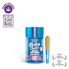 Jeeter - 5-Pack .5g Quad Infused Prerolls - High Tide - PRE_ROLLS by Jeeter at King of Budz