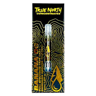 Product: True North Cartridges | Banana OG Full Spectrum Cartridge | 1g