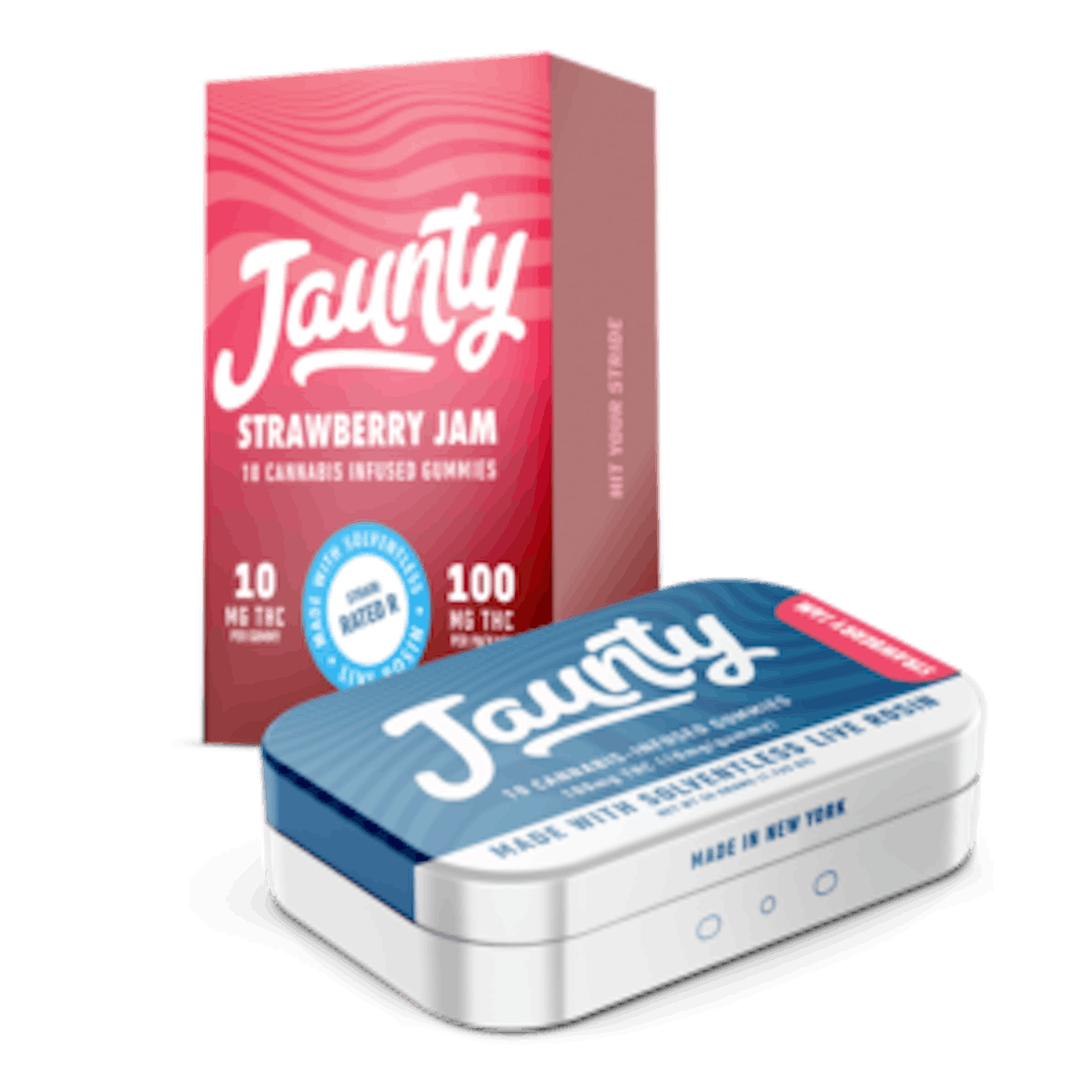 Photo of Jaunty I Strawberry Jam | Live Rosin Gummies 10PK