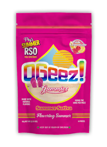 Pegs Summer Pink Lemonade RSO | 10pk-2