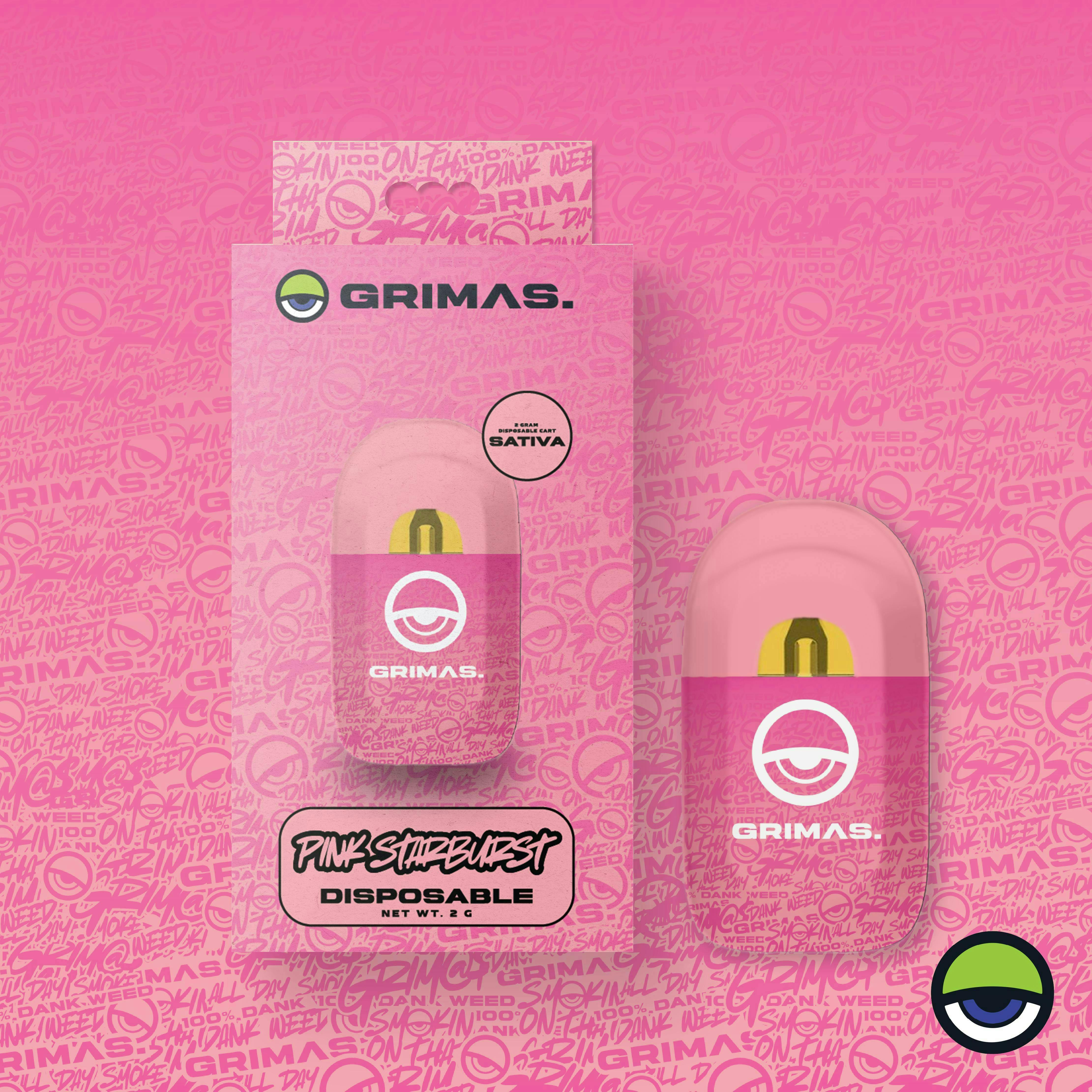 Grimas: Pink Starburst 2G Vape Disposable | Green Acres