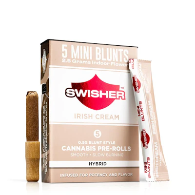 Swisher - 5-Pack .5g Infused Blunts - Irish Cream (H)