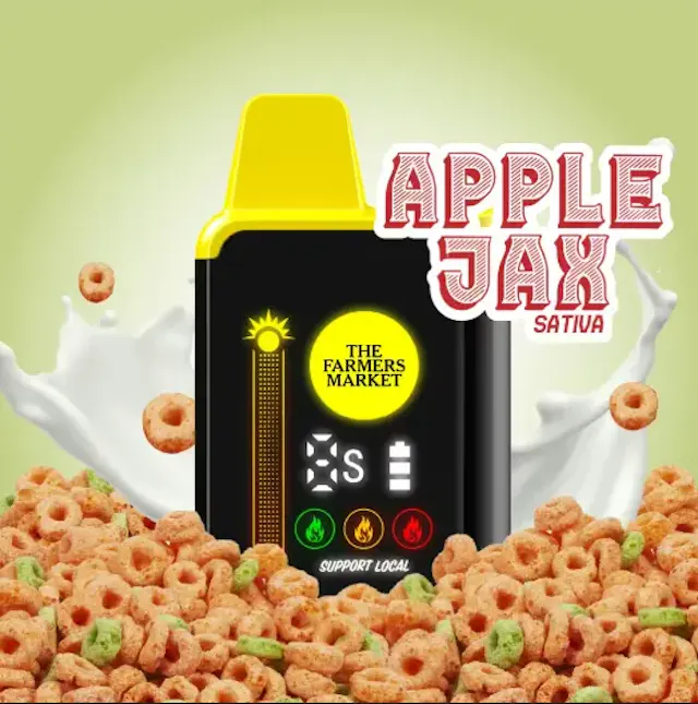 The Farmers Market Disposable Apple Jax 1g (sativa, disposables)