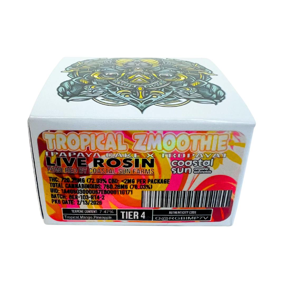 TROPICAL ZMOOTHIE LIVE ROSIN (TIER 4)