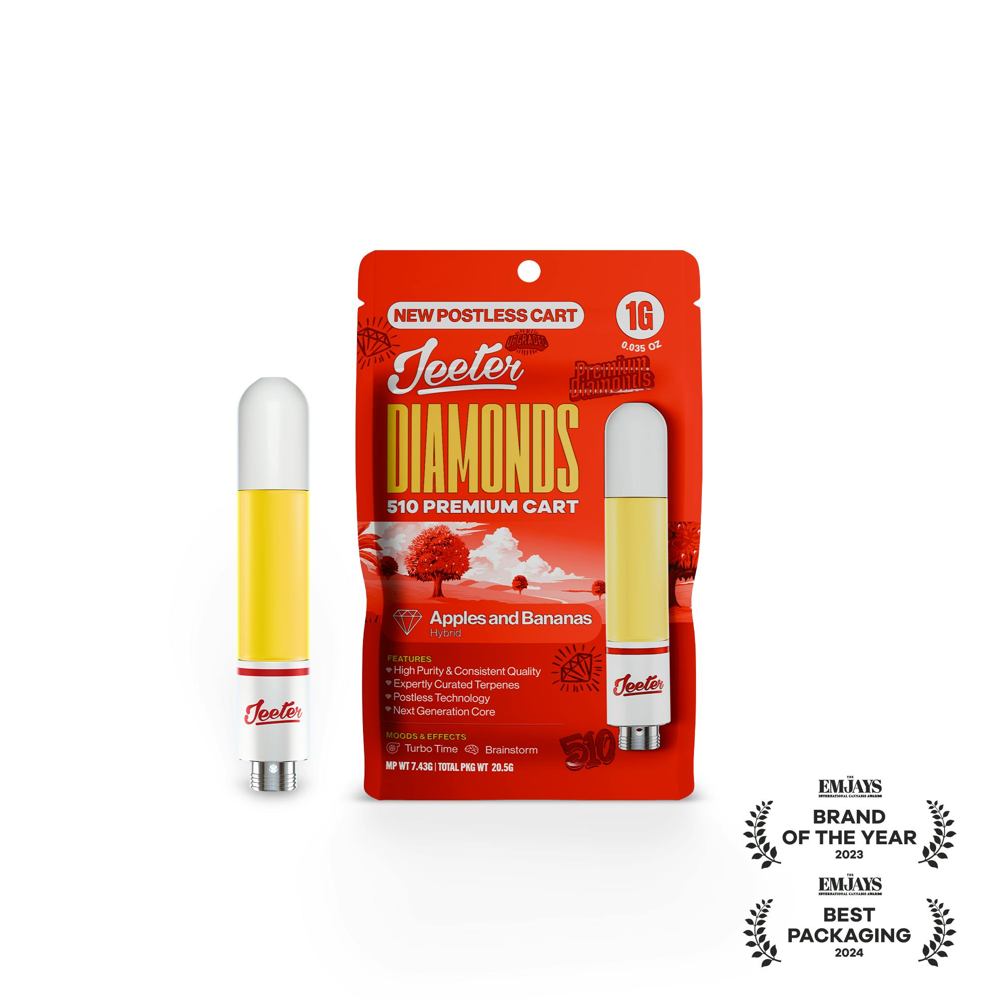 Jeeter | Apples & Bananas | Liquid Diamonds 510 | 1g