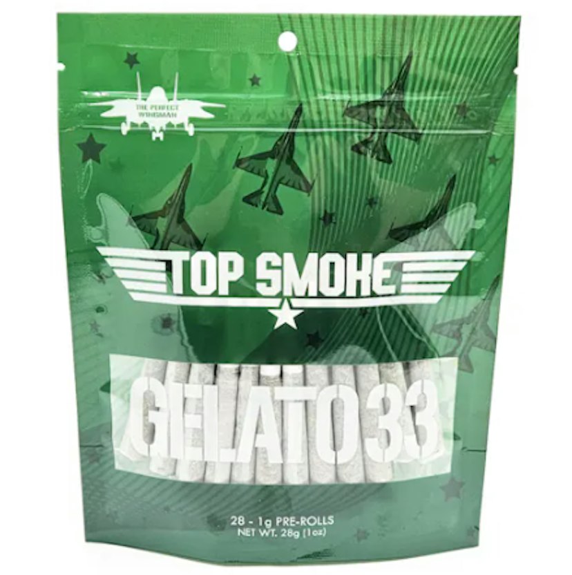 Top Smoke | 28 x Preroll Pack | Gelato 33