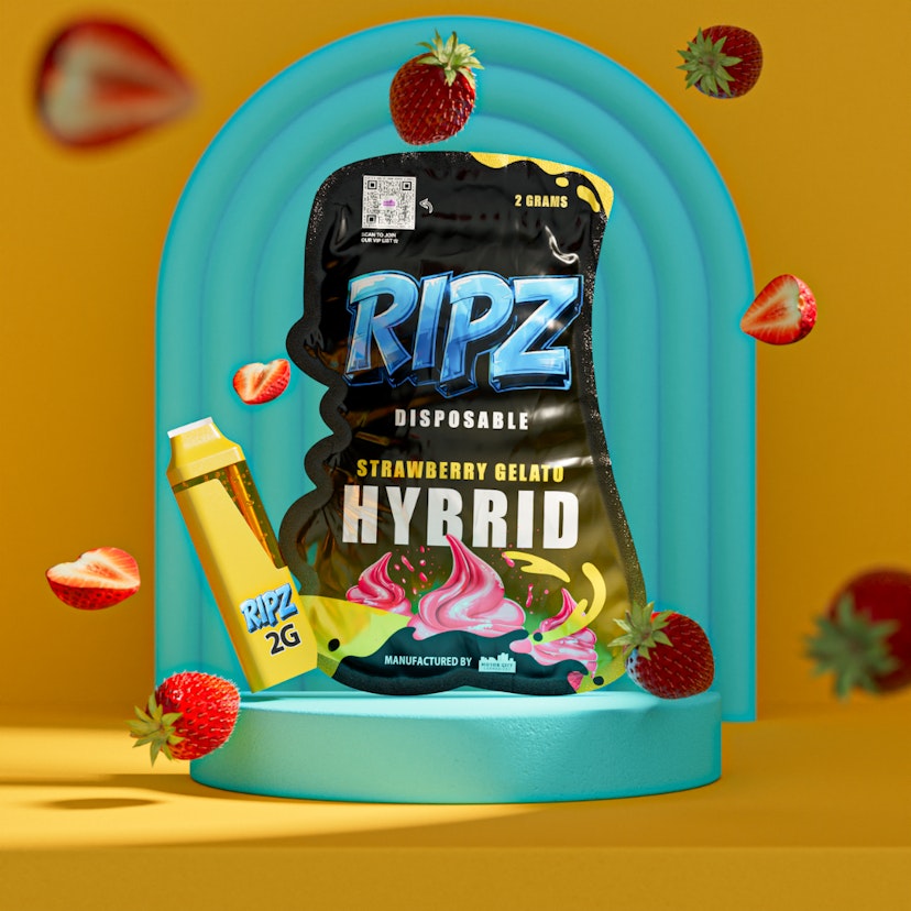 Ripz - Strawberry Gelato 2g Disposable
