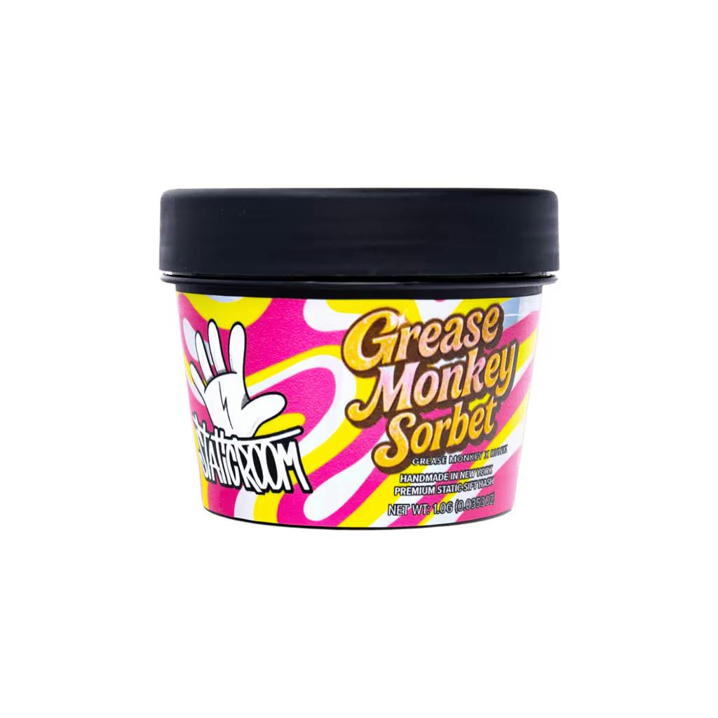 Static Room Grease Monkey Sorbet 1g Static Sift Hash