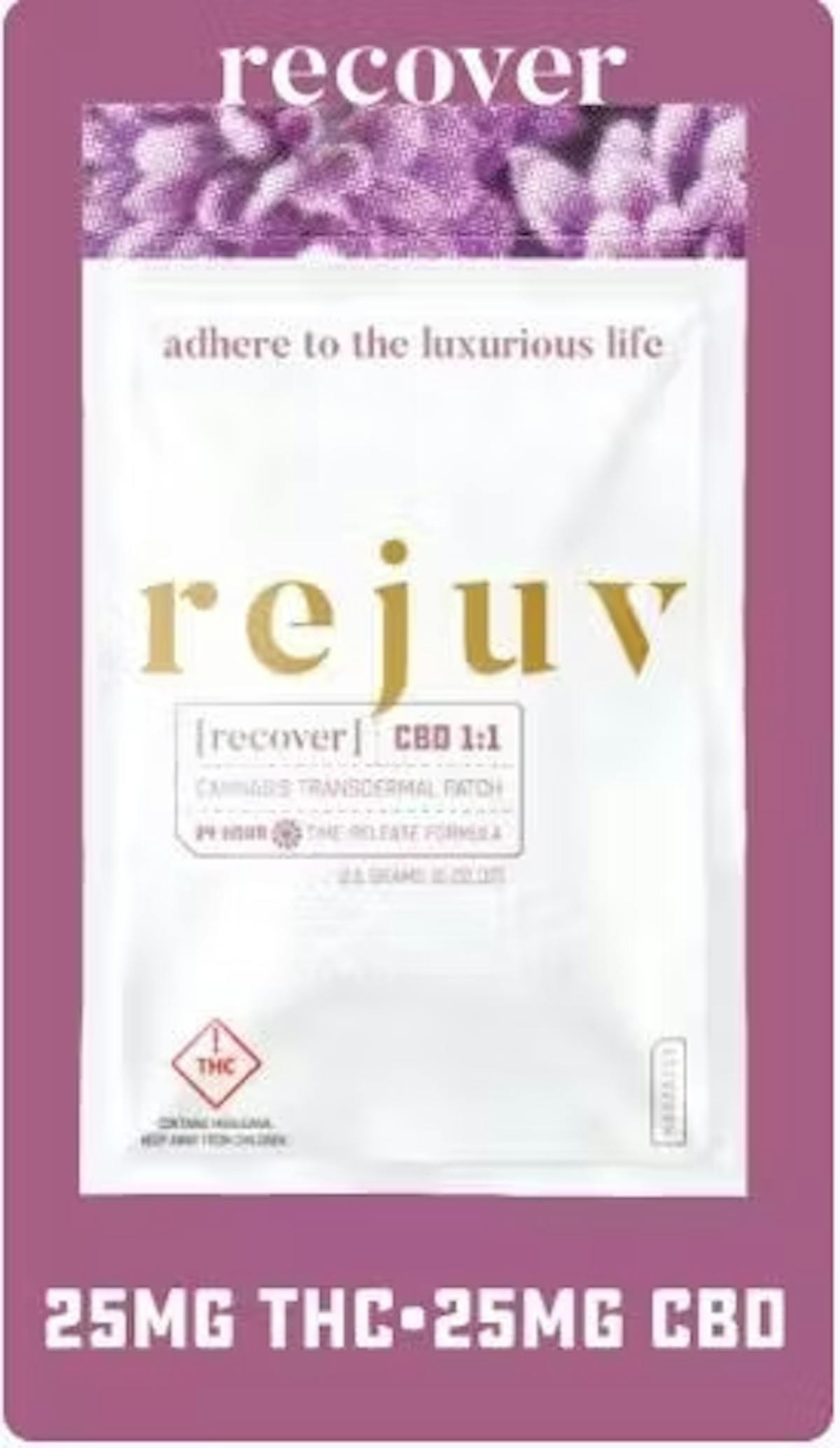 Photo of Rejuv l Recover 1:1 [THC:CBD] Transdermal Patches l 25mg