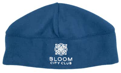 Product: Blue Bloom Fleece Beanie | Bloom City Club