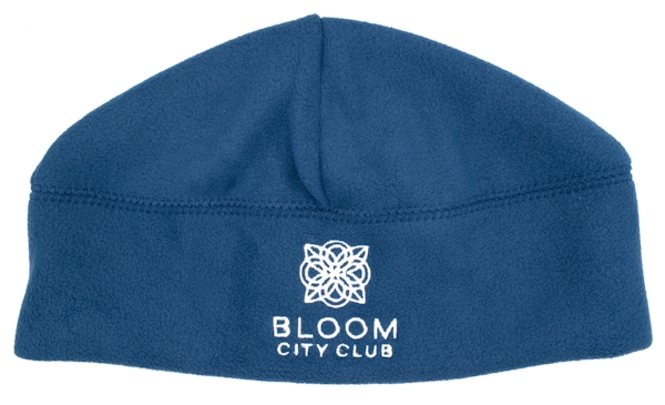 Blue Bloom Fleece Beanie | Bloom City Club