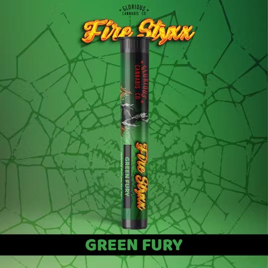 Fire Styxx - 1g Infused Preroll - Green Fury