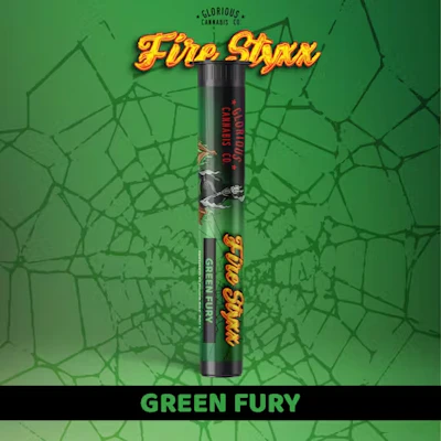 Fire Styxx - 1g Infused Preroll - Green Fury