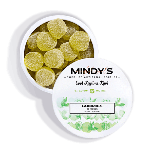 Cool Keylime Kiwi (H) 20pk 100mg Gummies - Mindy's