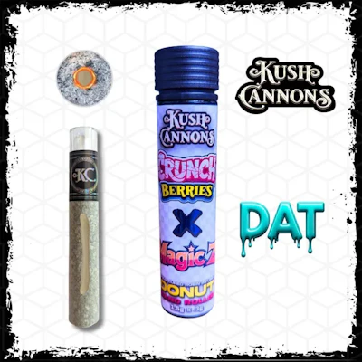 Kush Cannons - 1.8g Rosin Infused Donut - Crunch Berries x Magic Z