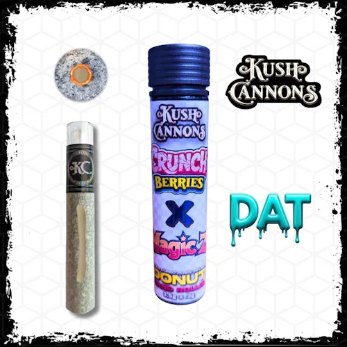 Kush Cannons - 1.8g Rosin Infused Donut - Crunch Berries x Magic Z