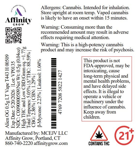 【CBNP】LIVELINE-ALIEN OG 1ml Torch 3.5g THCA Live Resin Diamonds Cartridge - Alien OG