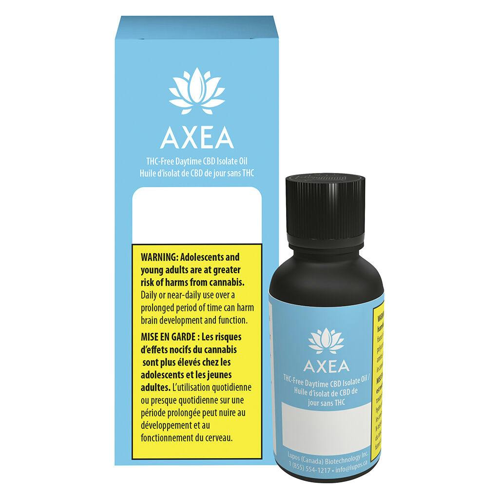 AXEA - THC-Free Daytime CBD Isolate Oil - 30ml | Sessions Cannabis