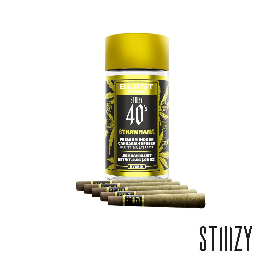 Stiiizy 40's - Strawnana - 5 x .5g Infused Blunts