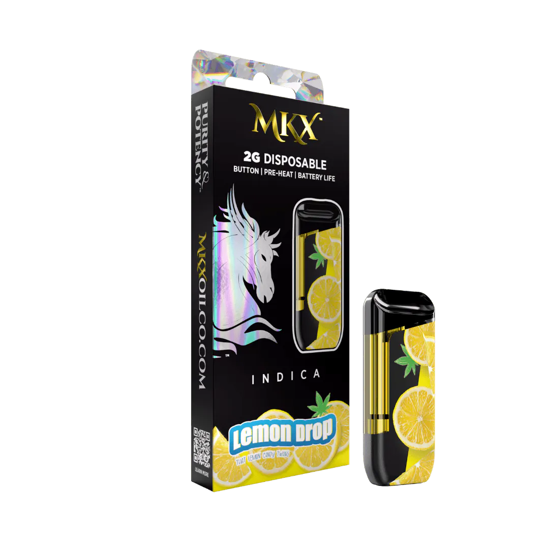 2g MKX Disposable - Lemon Drop 2g Disposable - Indica at Gatsby