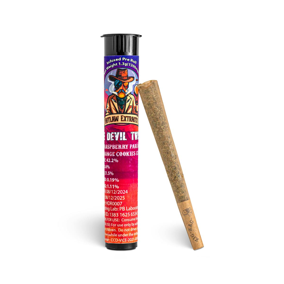 Photo of Raspberry Parfait x Orange Cookies Infused Preroll