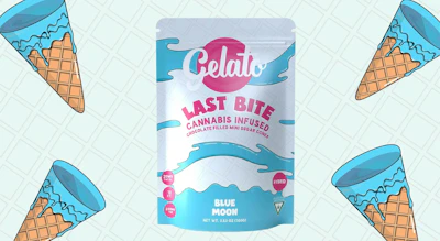 Gelato Last Bite - Cannabis Infused Sugar Cones 200mg - Blue Moon - EDIBLES by Gelato at King of Budz