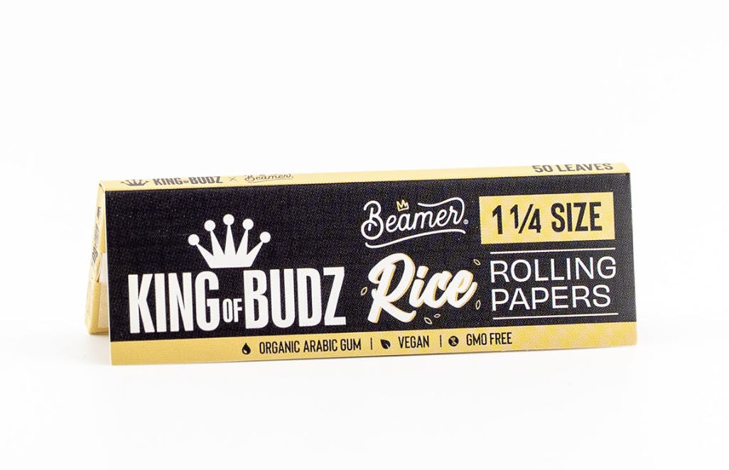 King Of Budz - 1 1/4 Unbleached Rolling Papers