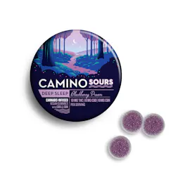 Sours-Blackberry Dream CBN CBD Cannabis-Infused Vegan Gummies-00516