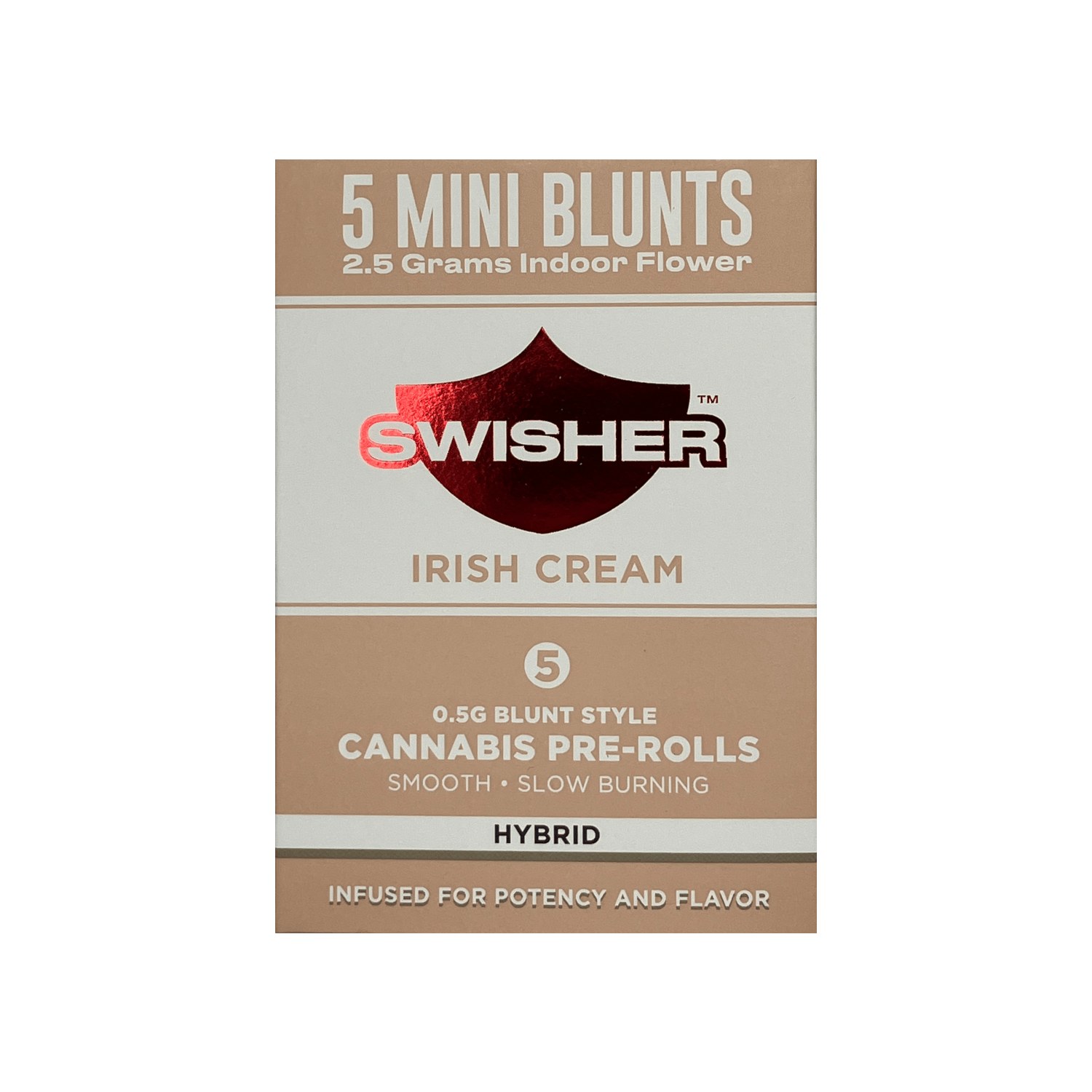 Swisher | Infused Mini Blunt 5-Pack - 2.5g - Irish Cream