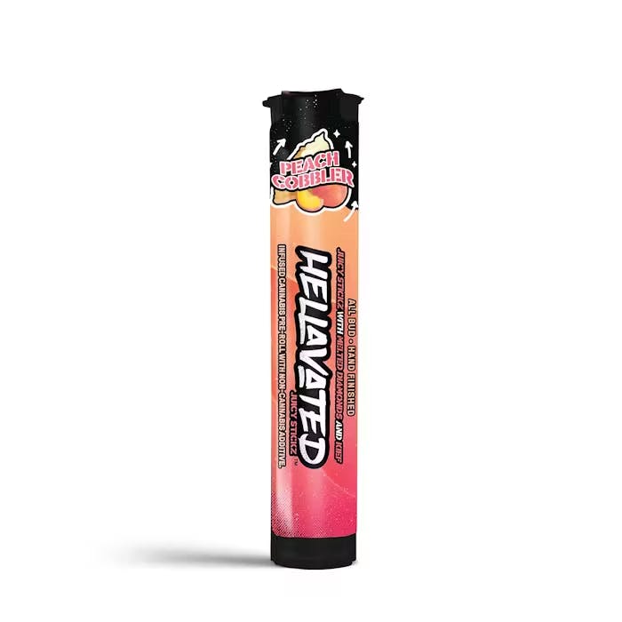Peach Cobbler Juicy Stickz Infused Pre-Roll | 0.75g-1