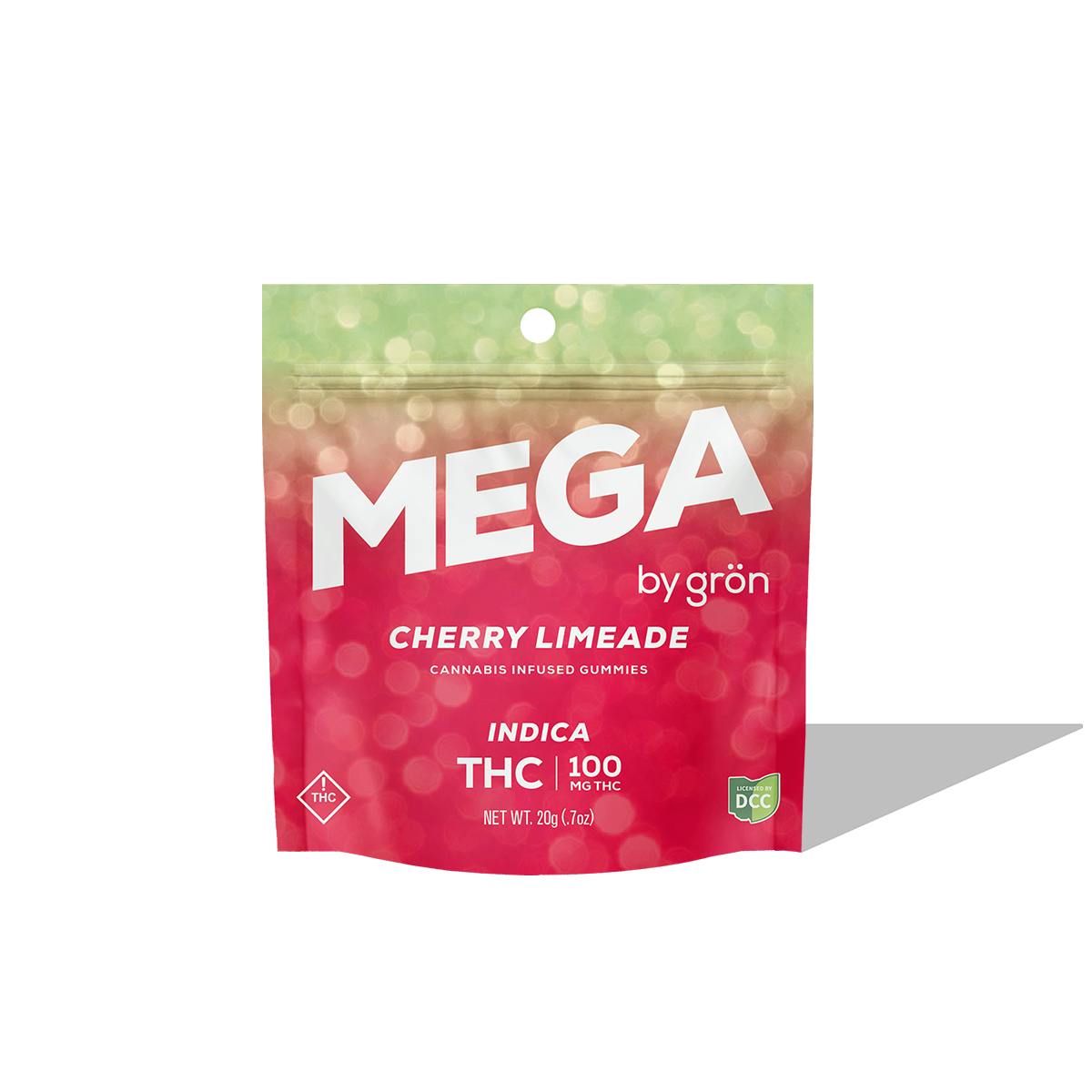 Photo of Grön THC Cherry Limeade Mega Discs – Indica