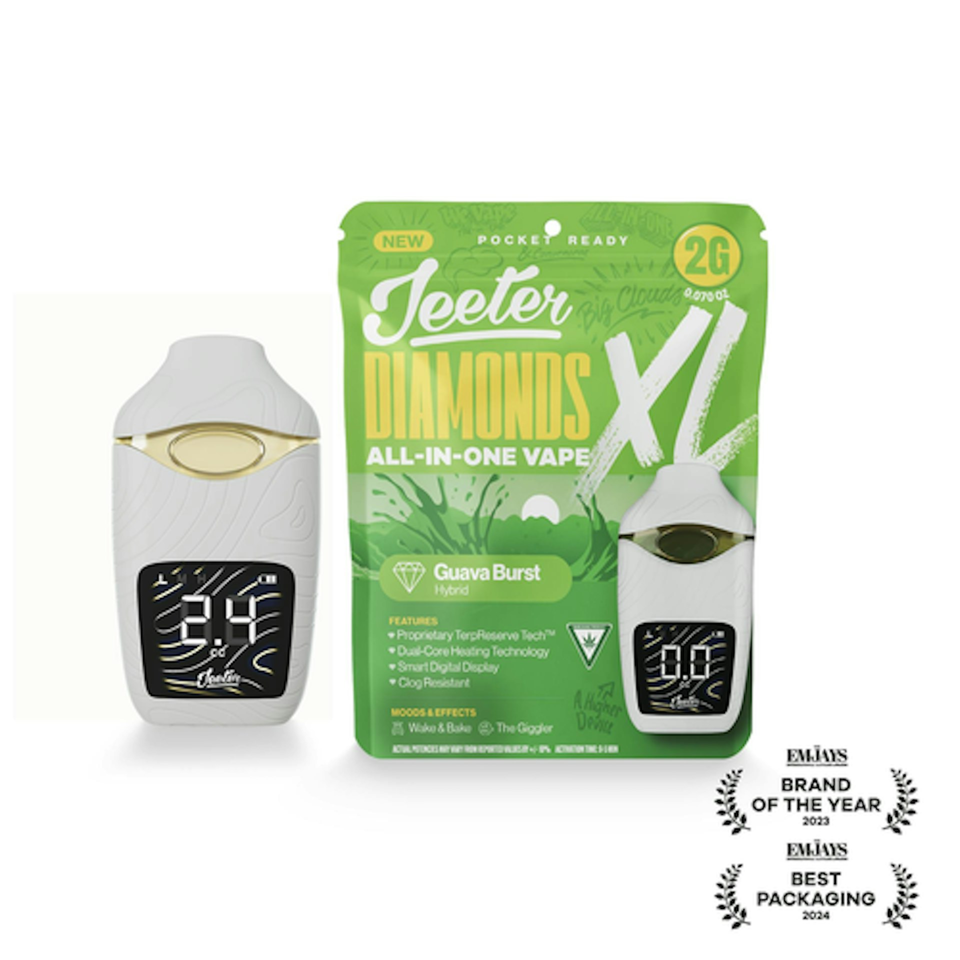 Jeeter AIO XL  - Guava Burst 2g Liquid Diamond Disposable