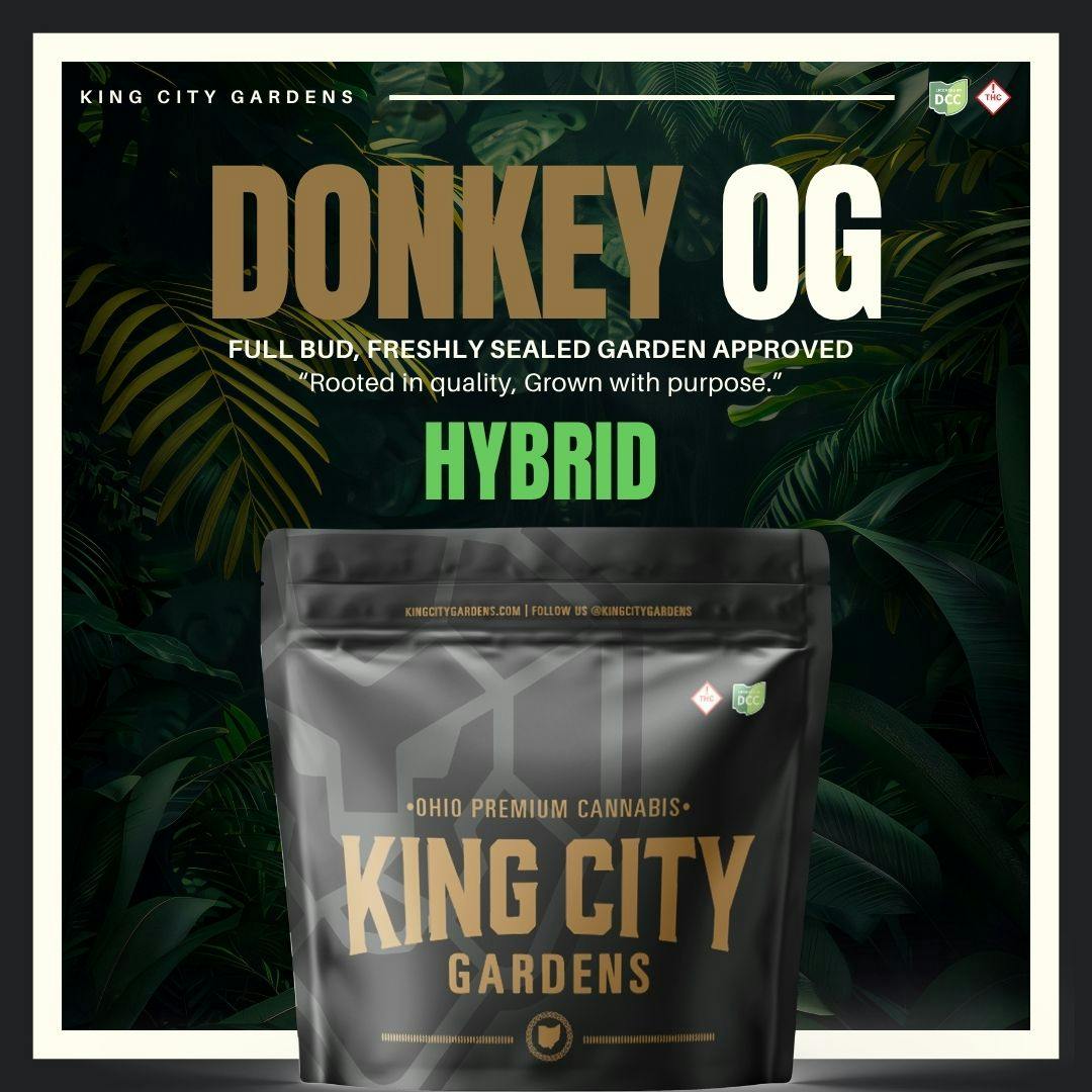 Donkey OG 2.83g (Hybrid) | King City Gardens | Columbus - OCC
