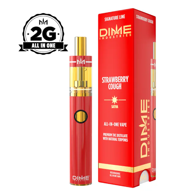 Dime Industries Disposables Signature Strawberry Cough 2g (sativa)