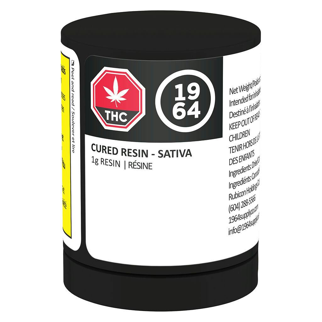 1964 - cured resin - sativa