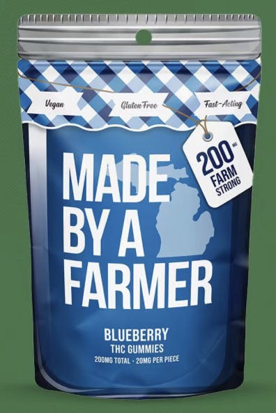 Product: Made by a Farmer | Fast Acting Gummies - 200mg - Blueberry