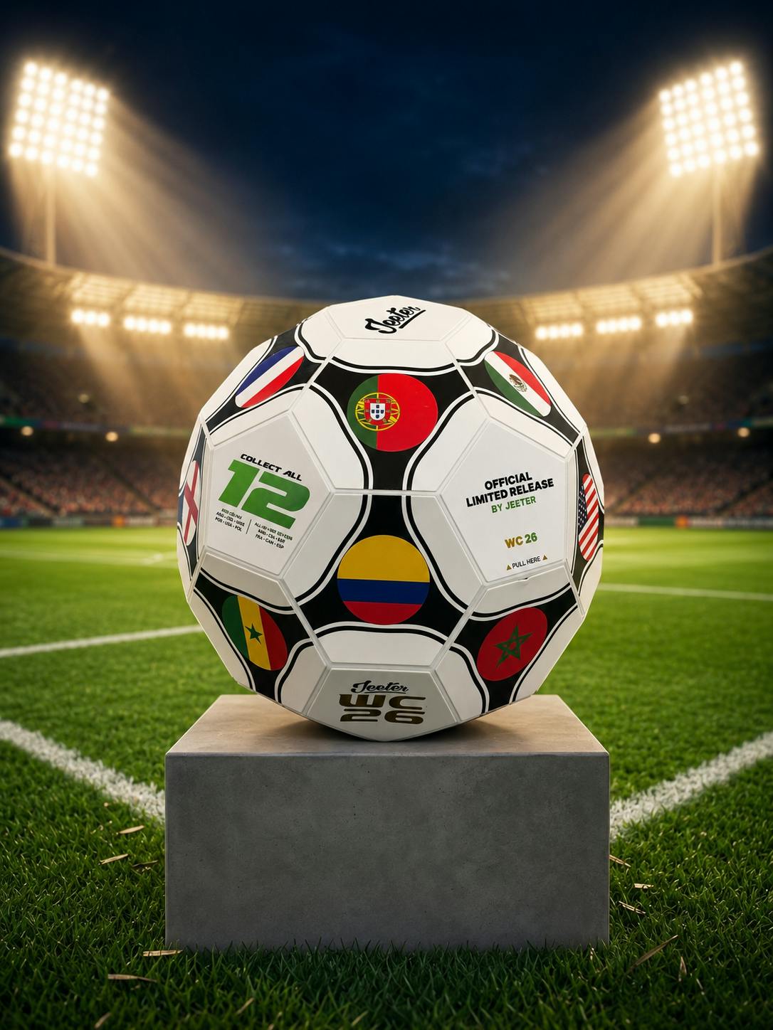 Jeeter | World Cup Ball | Infused Pre-Rolls | 6ct | 3g (Limited Edition)