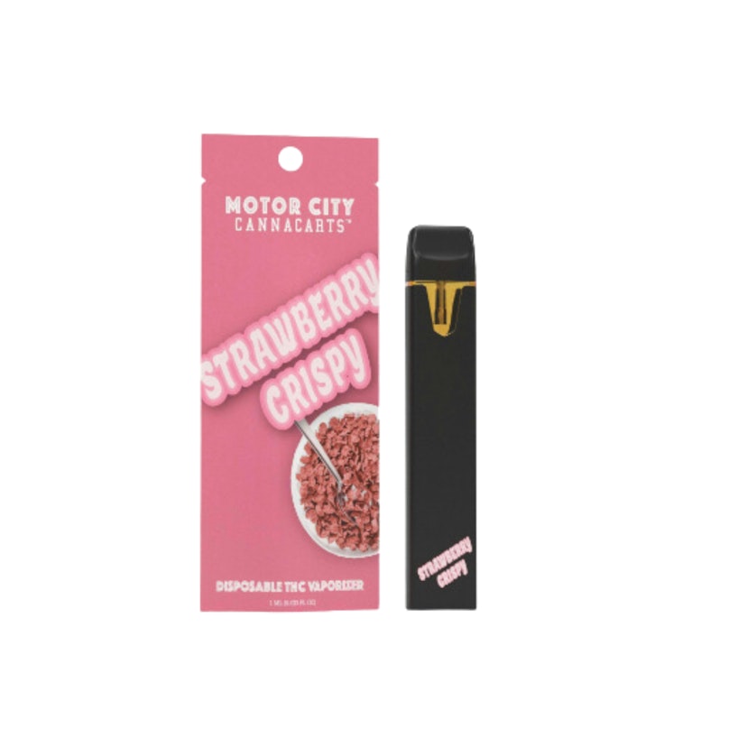 Motor City Cannacarts - Strawberry Crispy Disposable