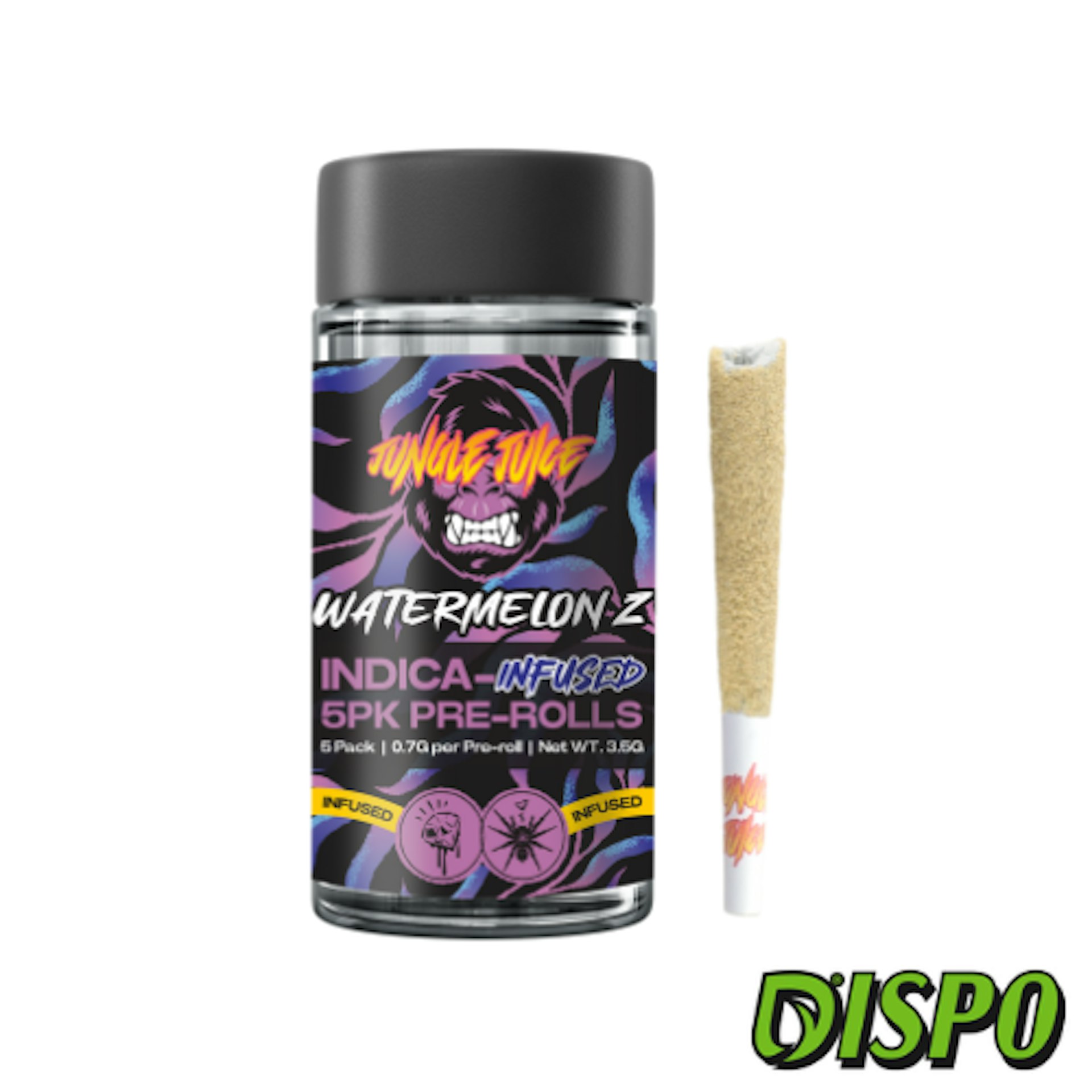 Jungle Juice - White Gushers 5pk Infused Pre-Rolls