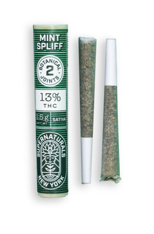 Supernaturals NY | Mint Spliff 2pk Botanical Pre-Roll