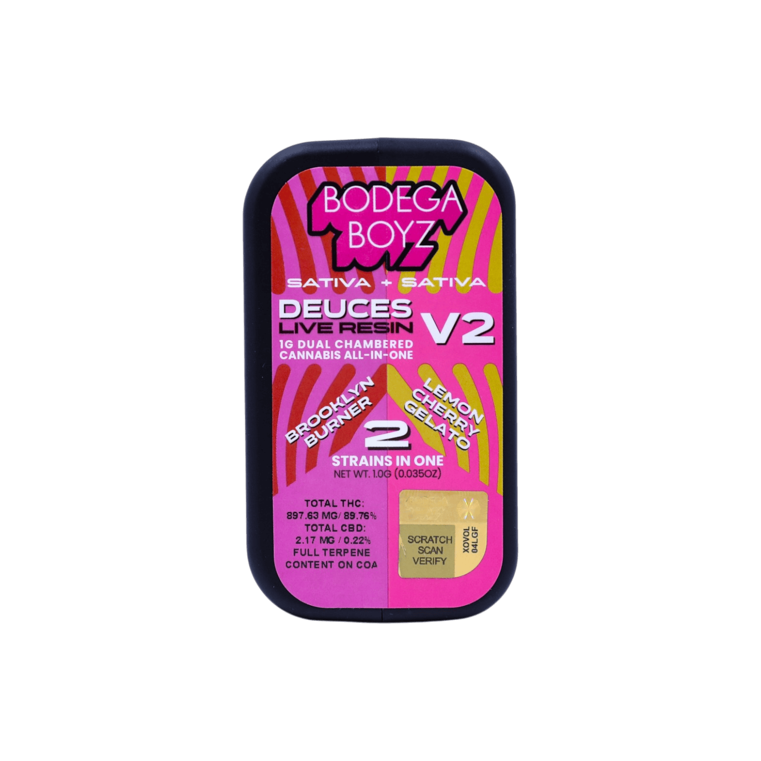 Bodega Boyz V2 Brooklyn Burner x Lemon Cherry Gelato Dual Chamber