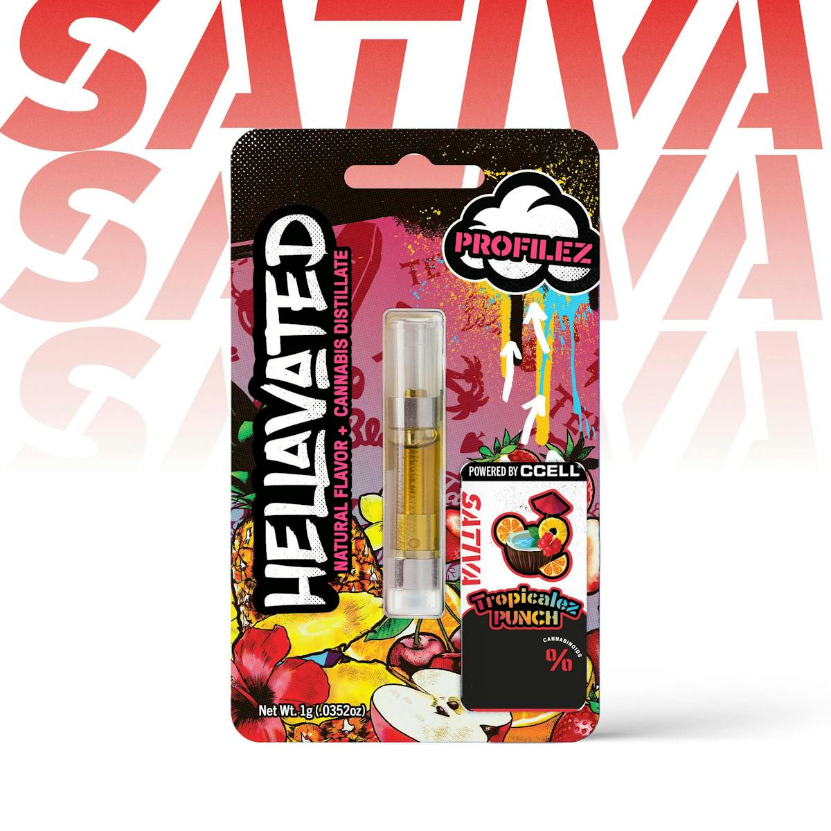 Photo of Hellavated Tropicalez Punch 1g Cartridge
