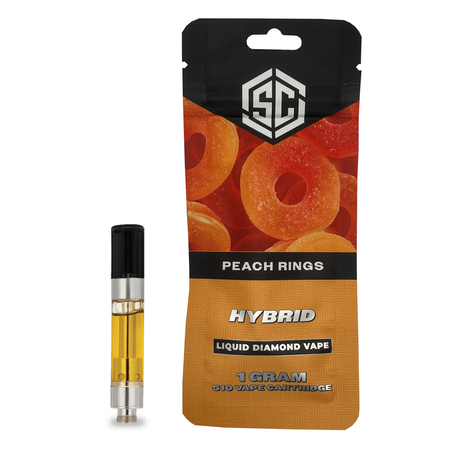 Product: Society C | Liquid Diamond Vape Cart - 1g - Peach Rings