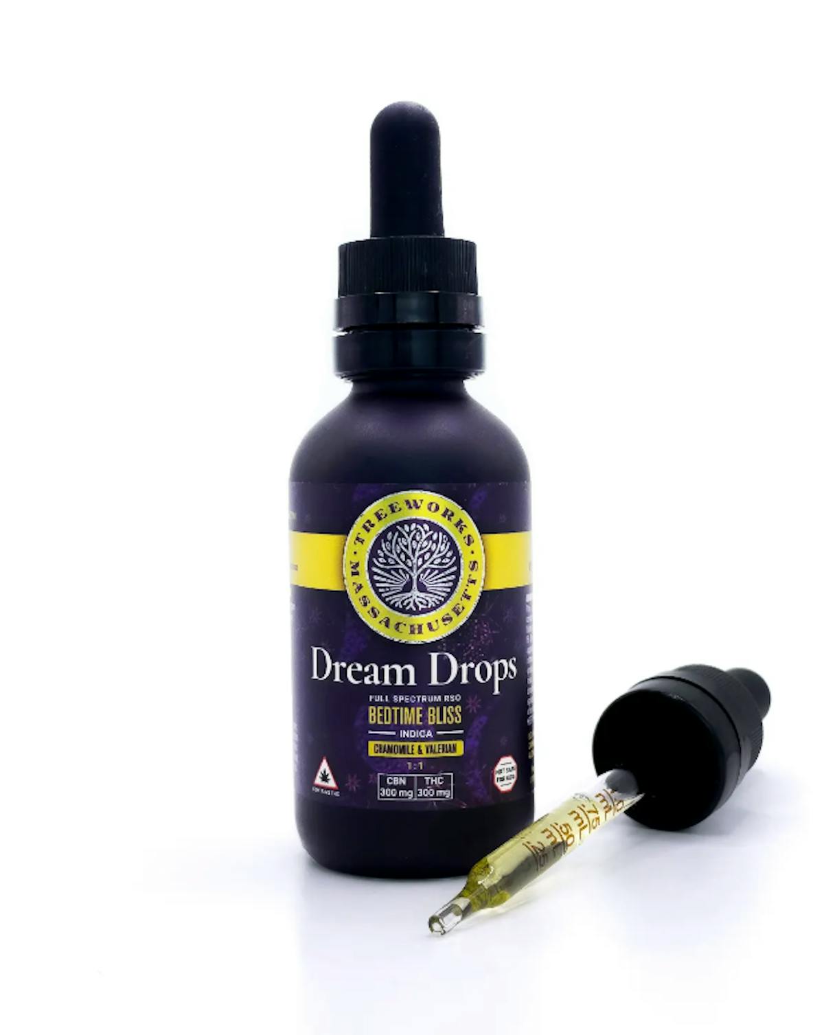 Photo of Treeworks 1:1 Bedtime Bliss Dream Drops 300mg 60mL Tincture (THC:CBN)