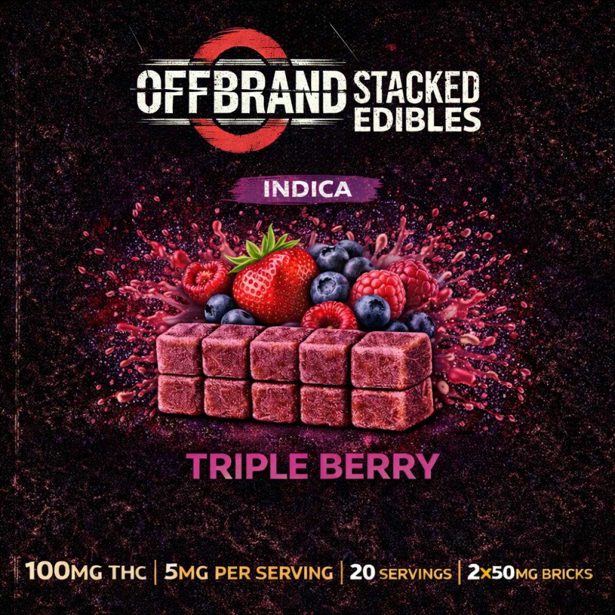 Product Triple Berry (I) Gummies | Edibles | 100mg