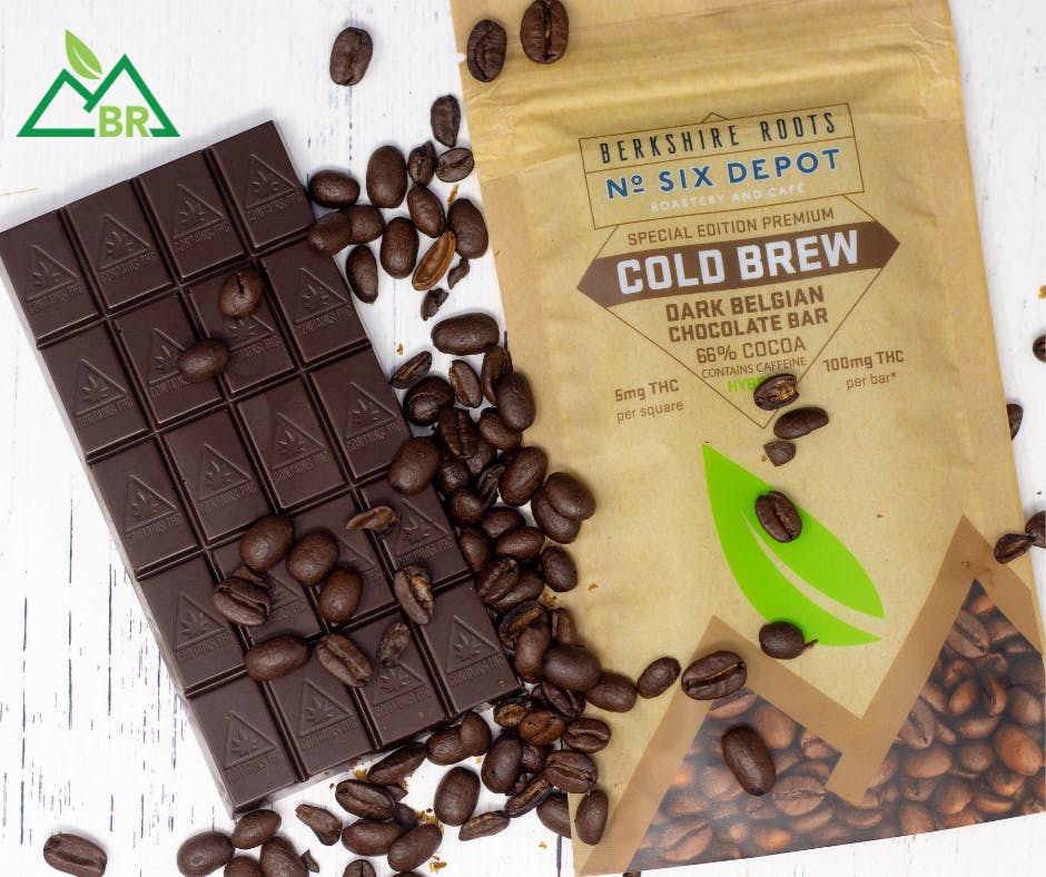 Product Cold Brew Dark Chocolate Bar - Full Spectrum | Edibles | 100mg