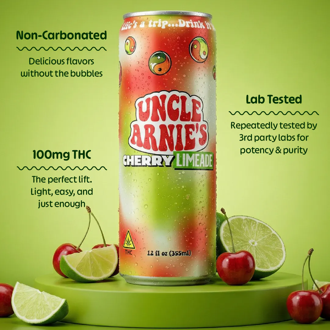 Uncle Arnie's 12oz 100mg Cherry Limeade at Harborside (Oakland)