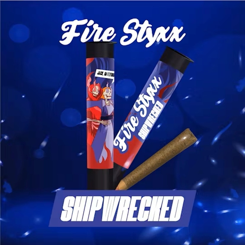 Fire Styxx 1g Infused Preroll Shipwrecked