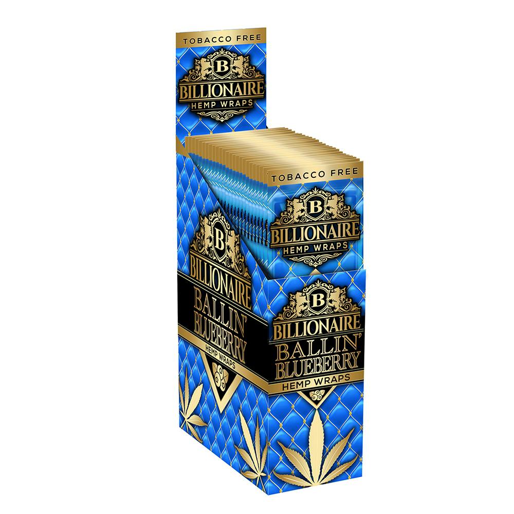Product Billionaire - Ballin' Blueberry - Hemp Wrap - 2pk