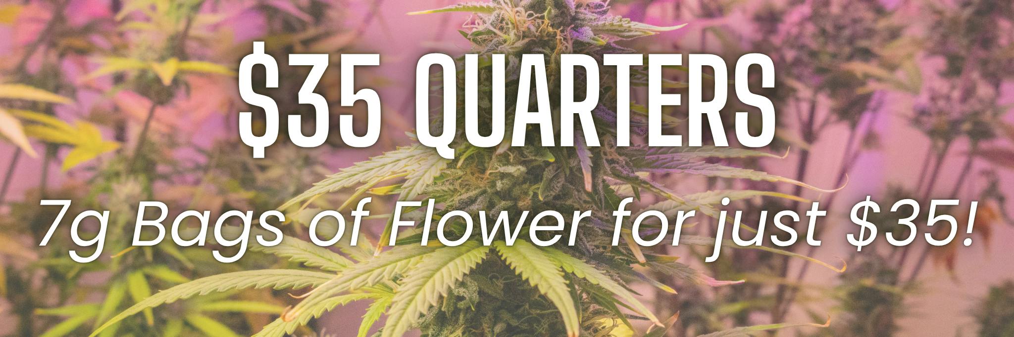 $35 Quarters of Flower